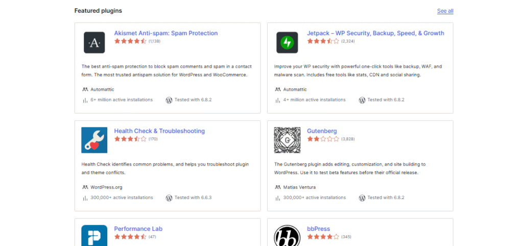 wordpress plugins